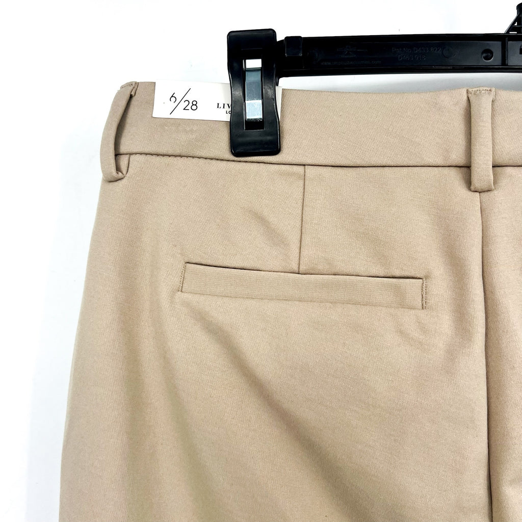 LIVERPOOL Women's Kelsey Knit Trouser Size 6 - 28 Biscuit Tan Super Stretch NWT