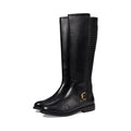 Cole Haan Womens Clover Knee High Boots US 7 M EU 37.5 Black Leather NWOB