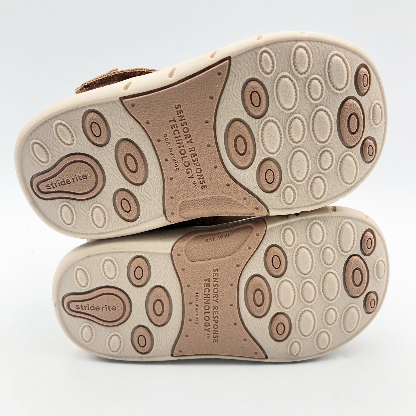 Stride Rite SRT Quinn Hazel Boy Boots Size 5 Brown Kids Shoe NIB