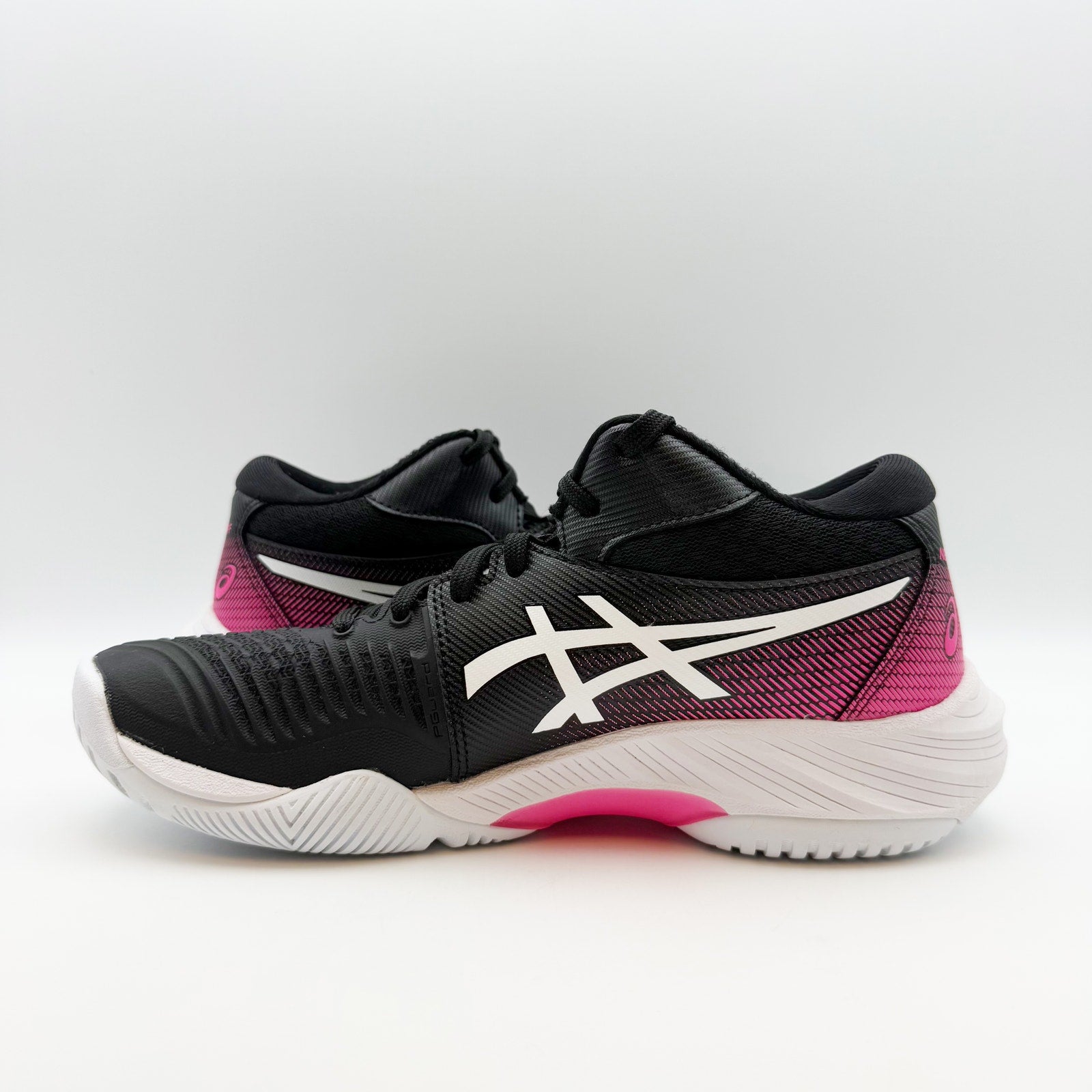 ASICS Womens Netburner Ballistic Ff Mt 3 Volleyball Shoes US 7 Black Pink NWOB