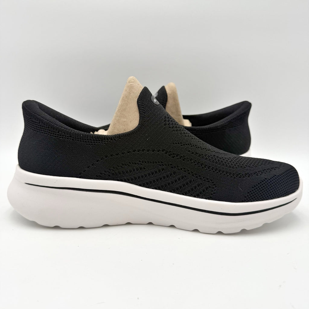 Skechers Womens Performance GO Walk Slip In Sneakers US 11 Black Arch Fit NIB