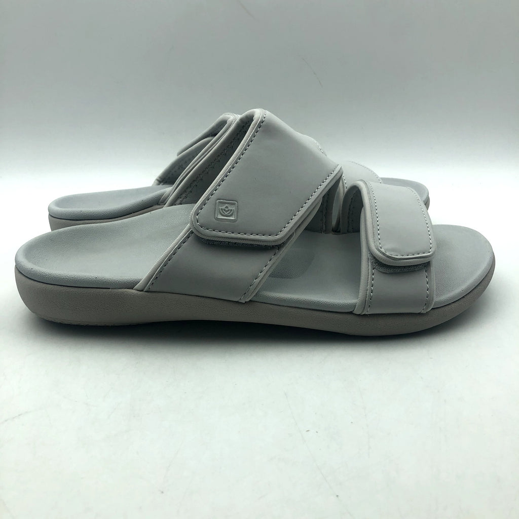Spenco Womens KHOLO NUEVO Comfort Slide Sandals Size 7.5B Glacier Grey NWT