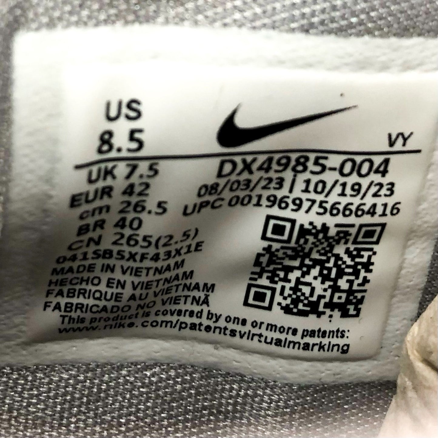 NIKE Air Zoom Freak 5 Basketball Shoes Mens 8.5 Womens 10 Black Red Giannis NWOB