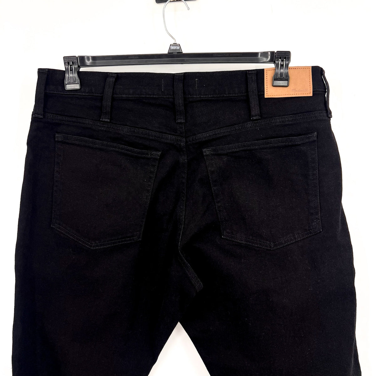 MADEWELL Men's Athletic Slim Jeans 40x32 Black Denim Stretch NG307 NWT