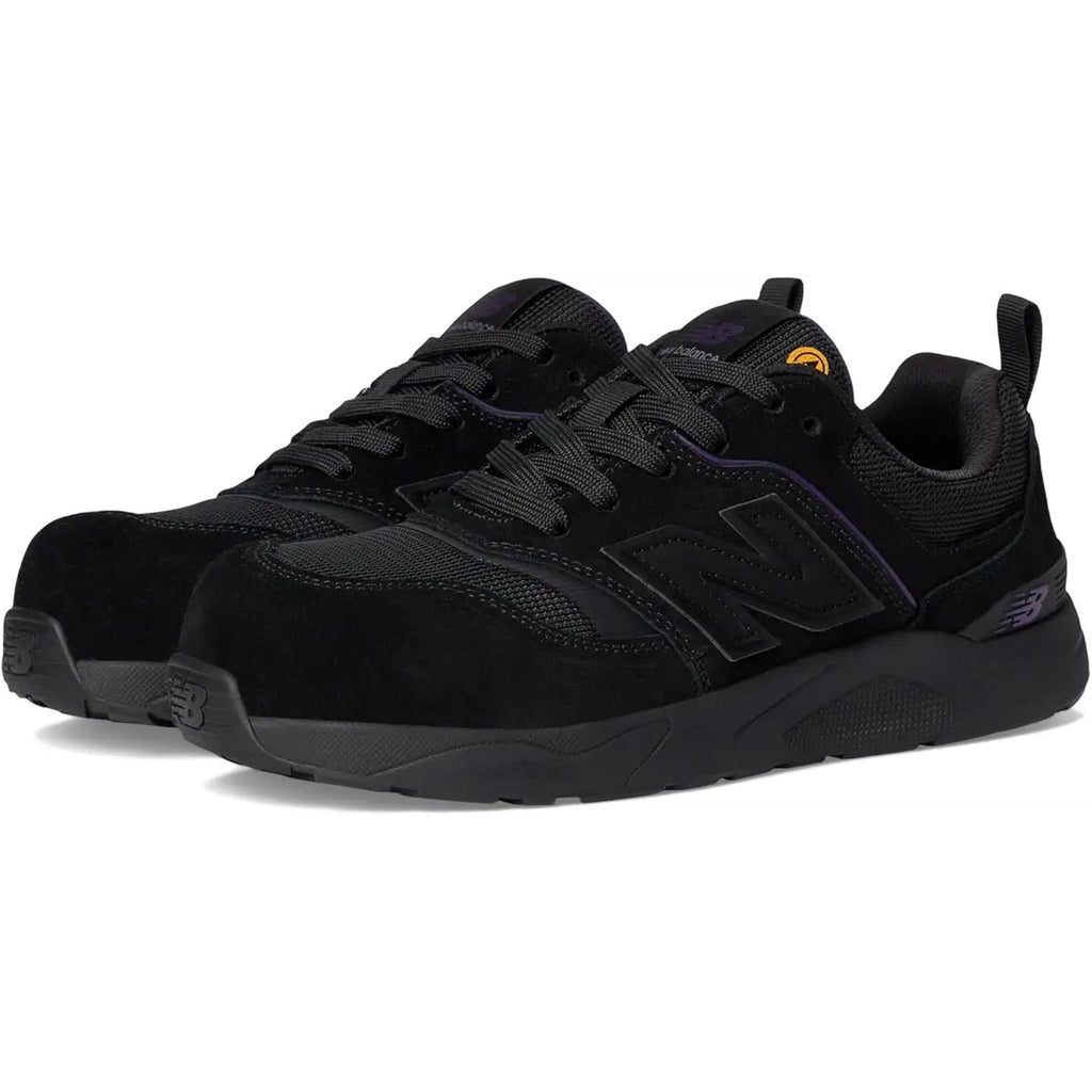 New Balance Womens Elite Lite Work Shoes US 9 Black Purple CT SR Sneakers NIB