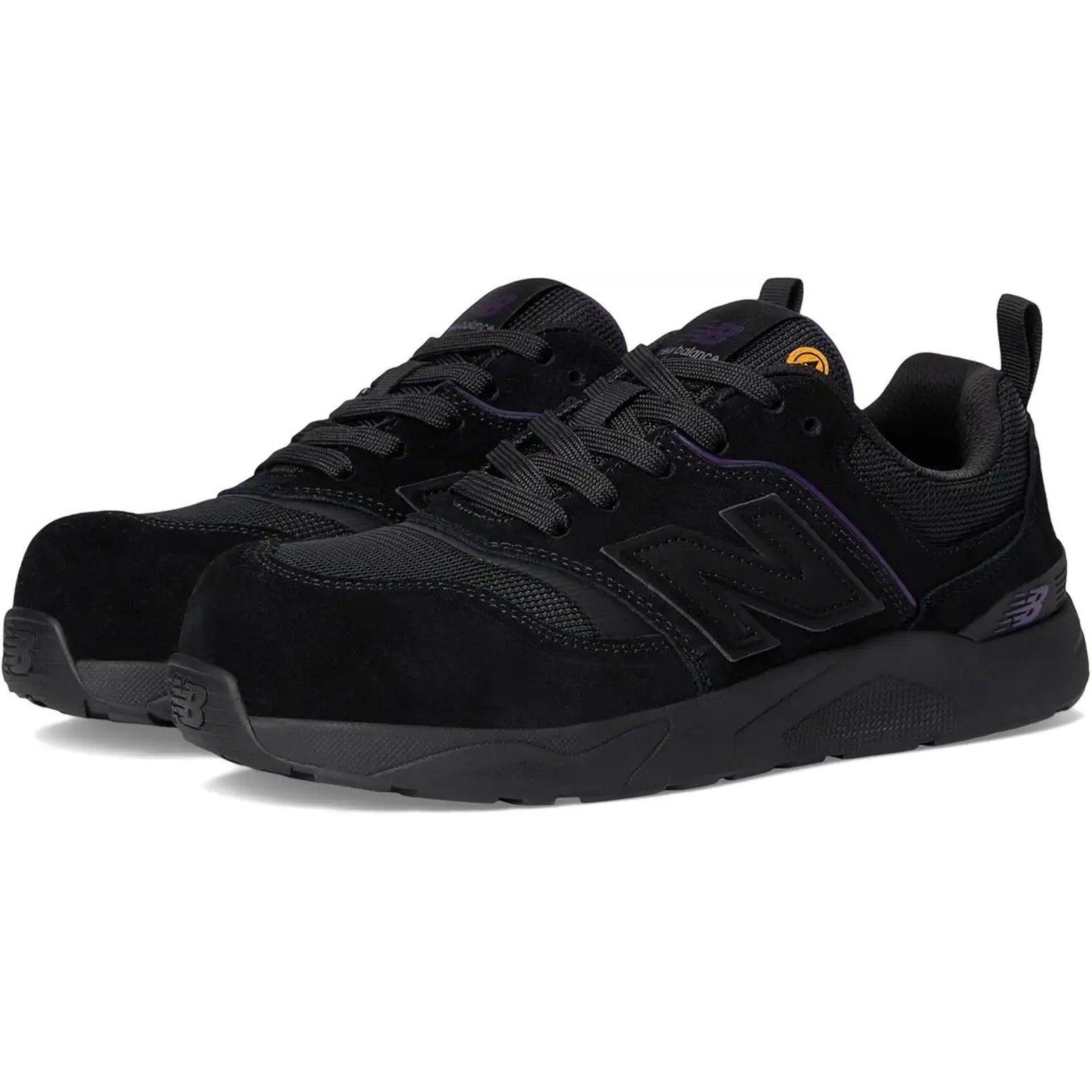 New Balance Womens Elite Lite Work Shoes US 9 Black Purple CT SR Sneakers NIB