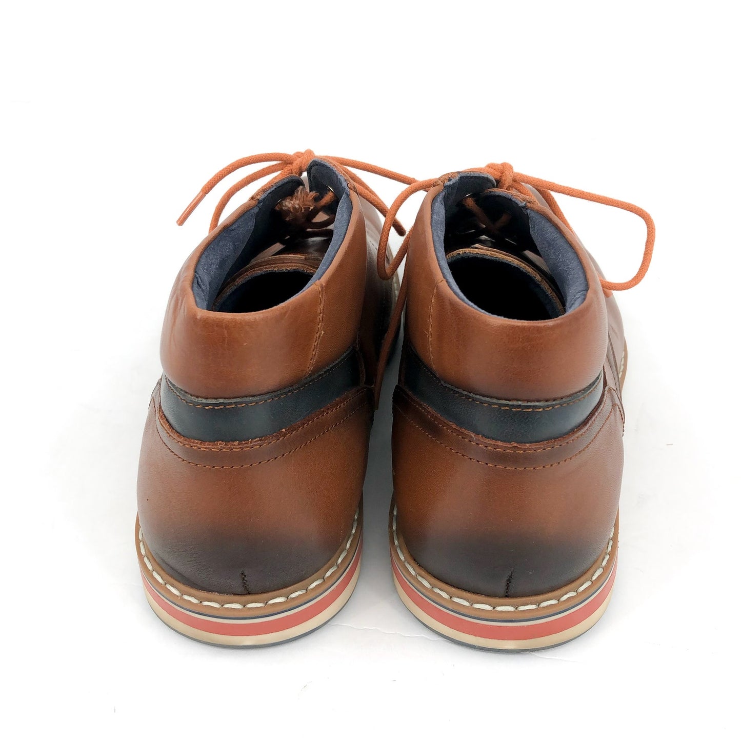 PIKOLINOS Mens Avila Oxford Dress Boots EU 40 US 7.5 Brown Calfskin Leather EUC