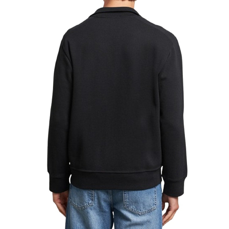 POLO RALPH LAUREN Men's Double-Knit Full Zip Track Jacket Small Polo Black NWT