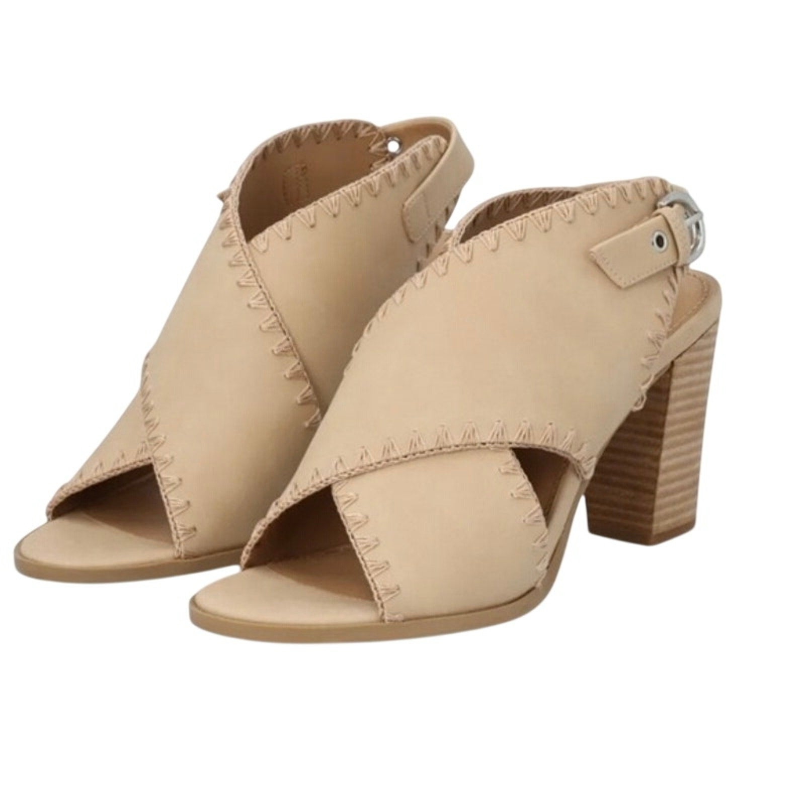 DV By Dolce Vita Womens Reanne Heeled Sandals Size 6 Tan NWOB