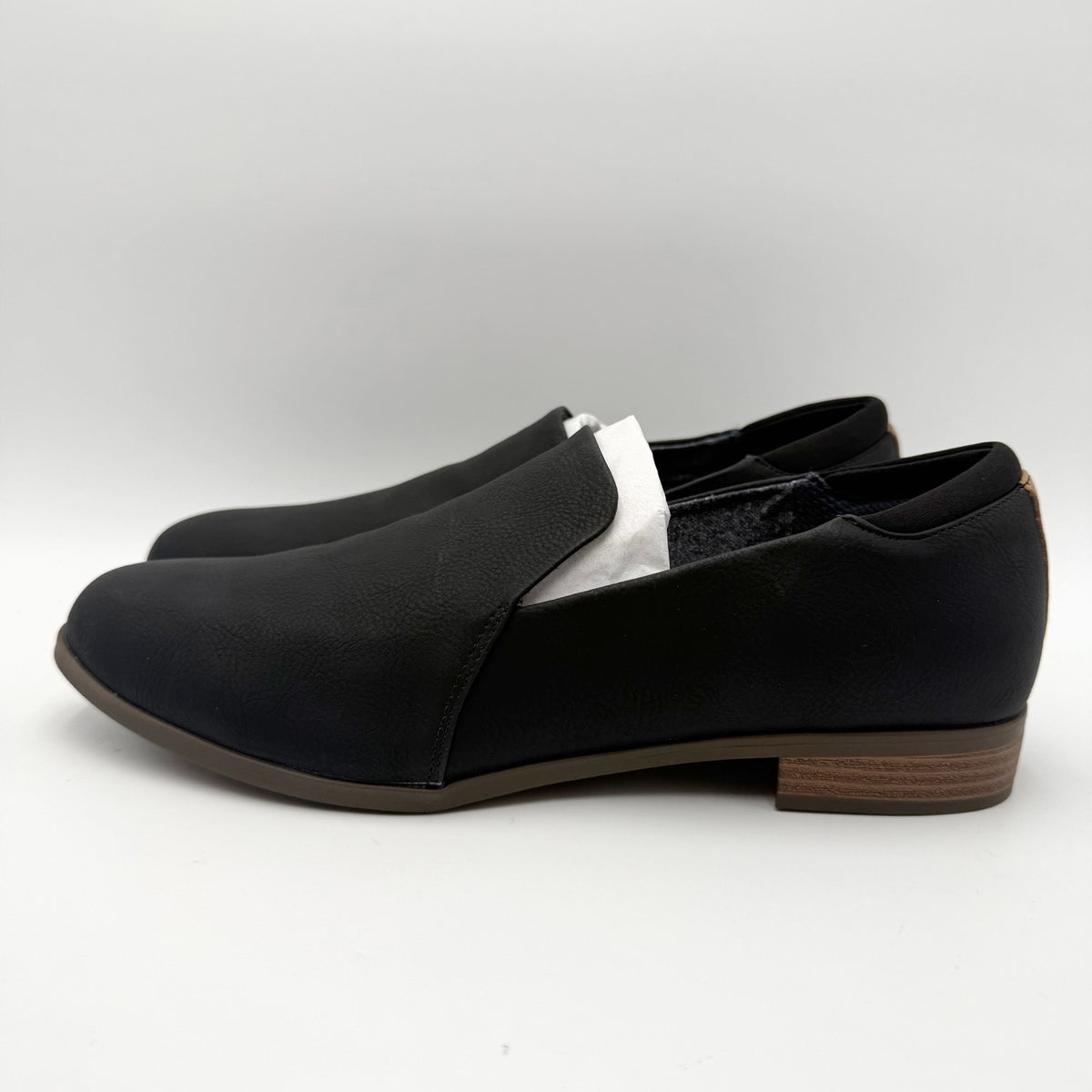 Dr. Scholls Womens Rate Loafers Size 11 Wide EU 42 Black Slip On NIB