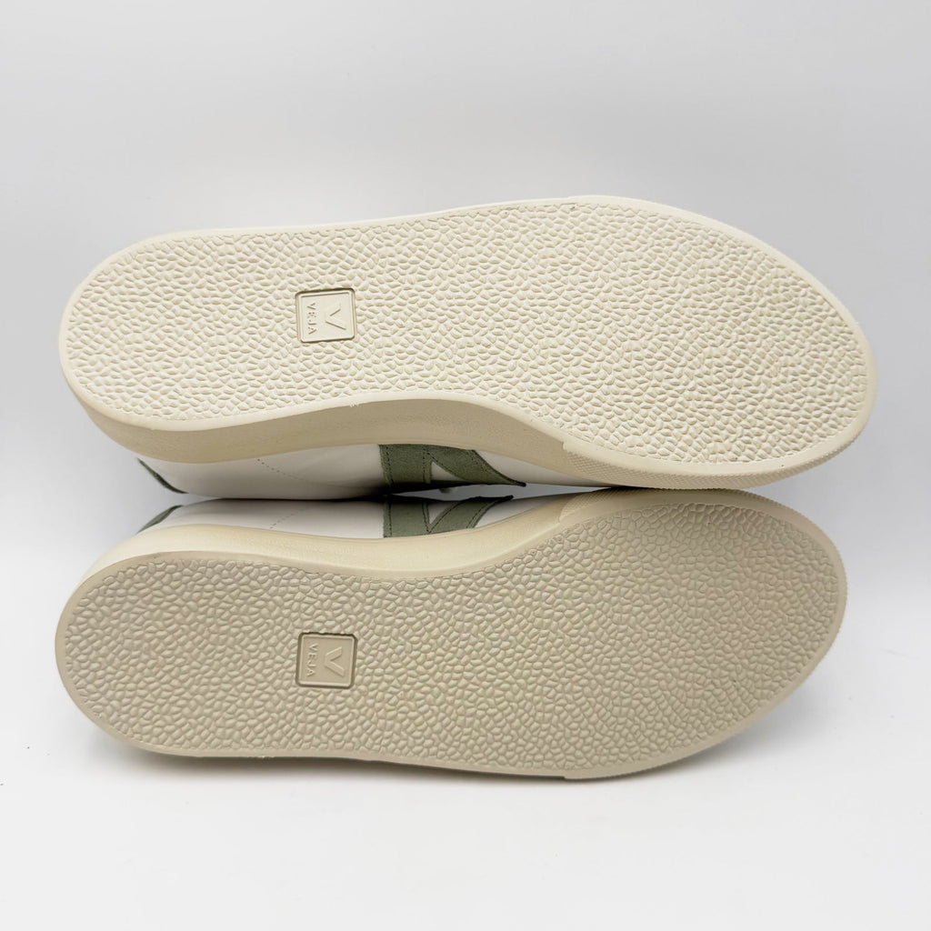 Veja Esplar Logo Casual Sneakers Womens 11 Mens 9 EU 42 White Green Leather NIB