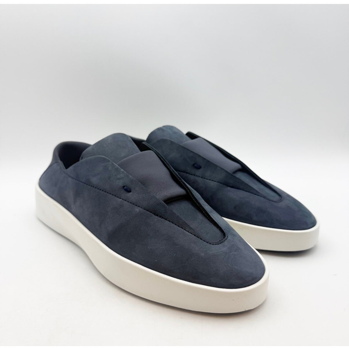 WOLF & SHEPHERD Cruise Ace Slip On Sneakers Mens 7.5 Womens 9 Navy Blue NIB