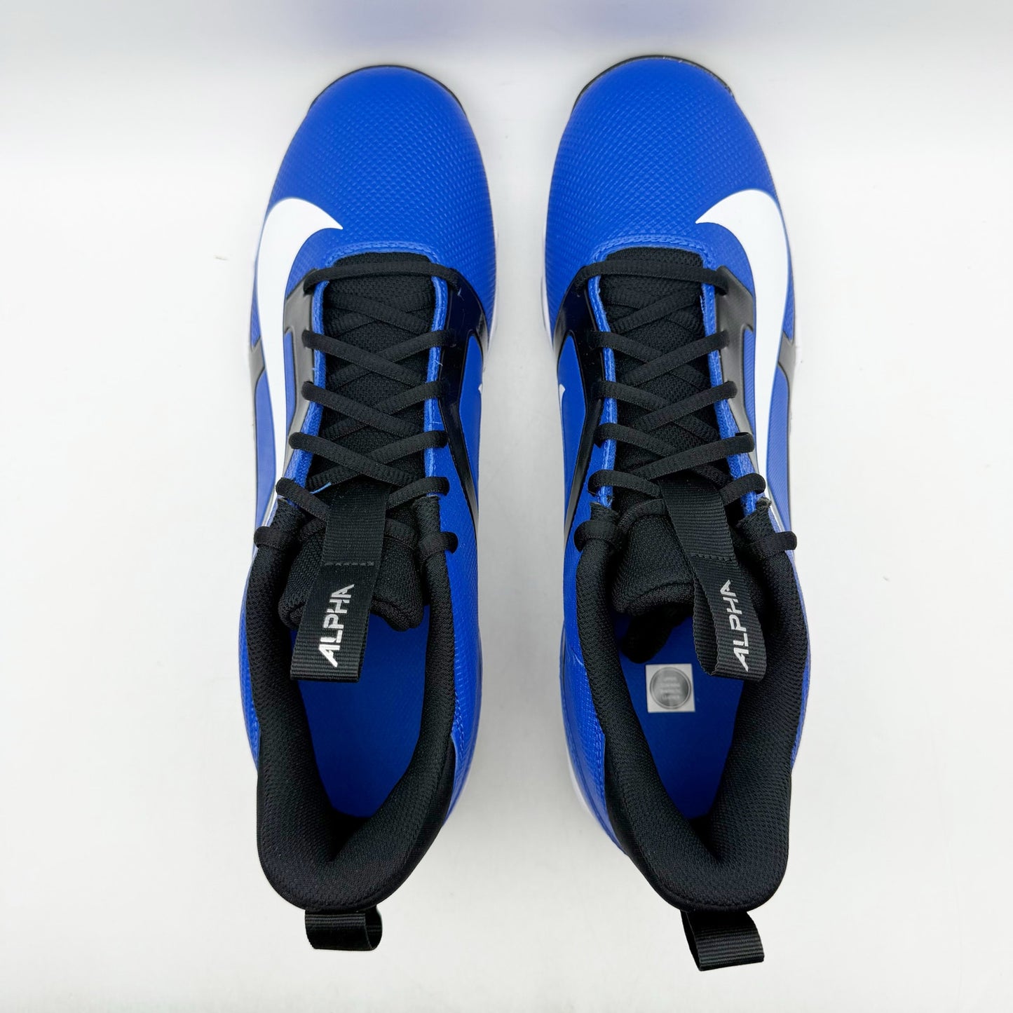 Nike Mens Alpha Menace 4 Shark Football Cleats US 11 Blue White NWOB