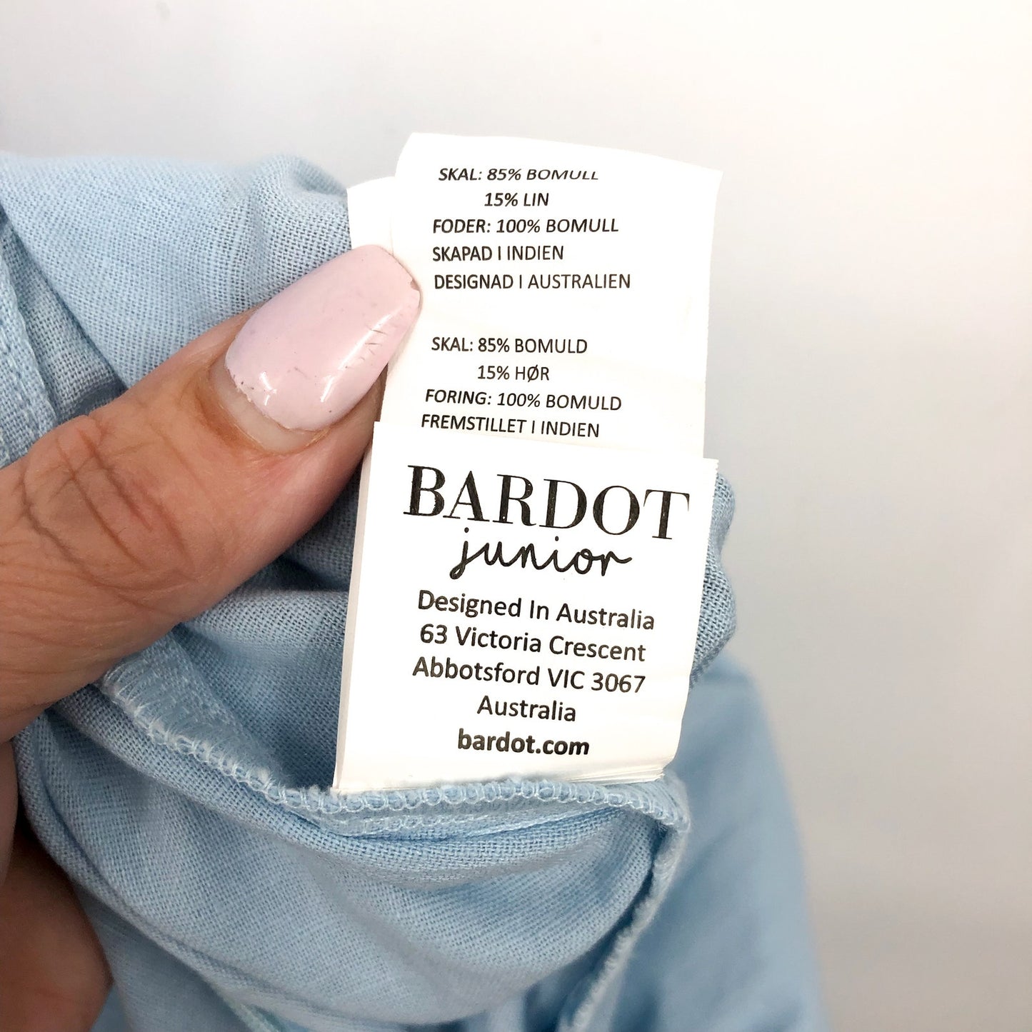 BARDOT JUNIOR Girl's Nelly Ruffle Jumpsuits 14 Sky Blue Square Neck NWT