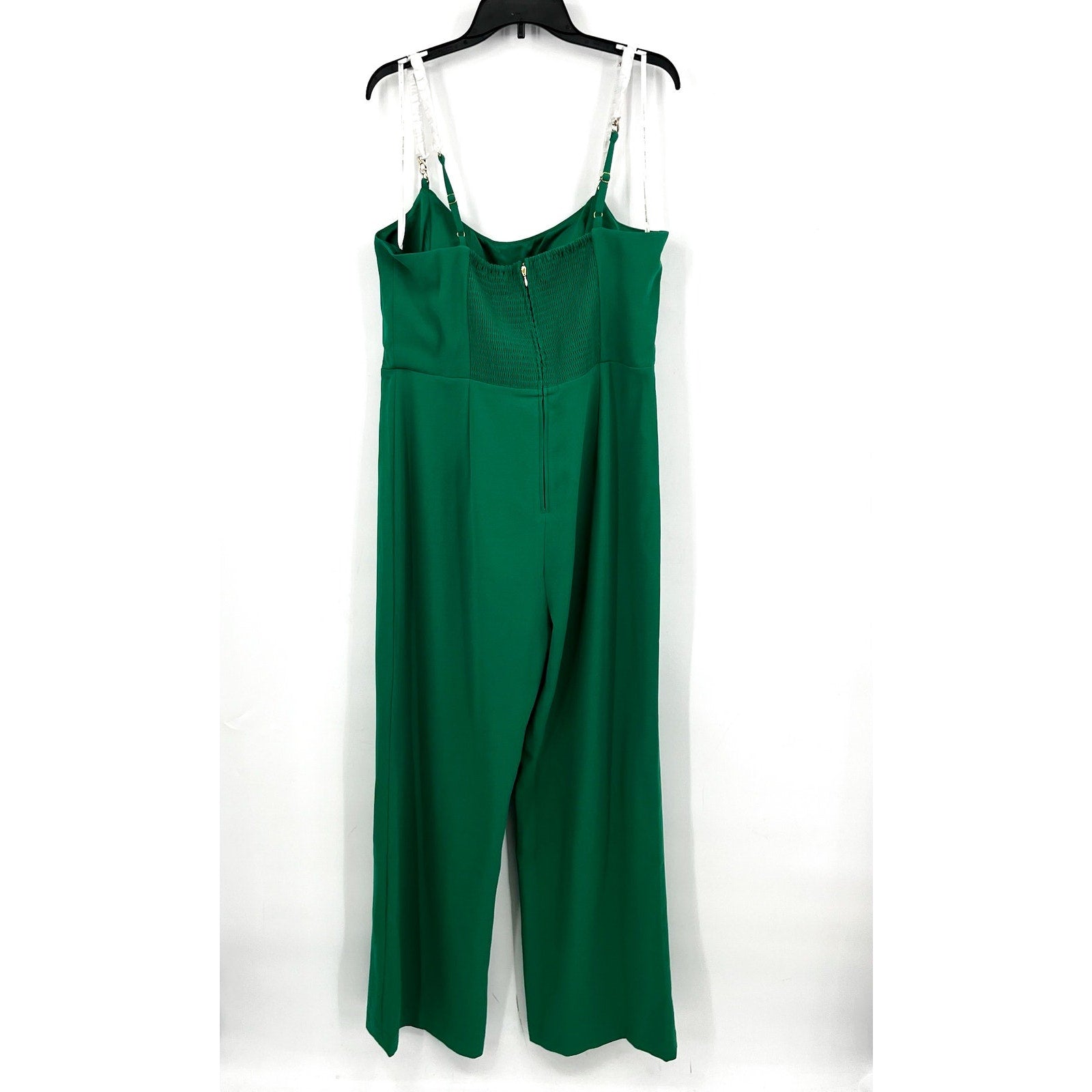 LILLY PULITZER Women's Zemira Sleeveless Jumpsuit Size 16 Green Fiddle Leaf NWT