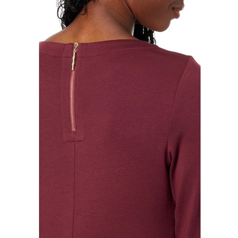 TOMMY BAHAMA Women's Darcy Ponte Knit Dress Medium Red Meritage Wine NWT