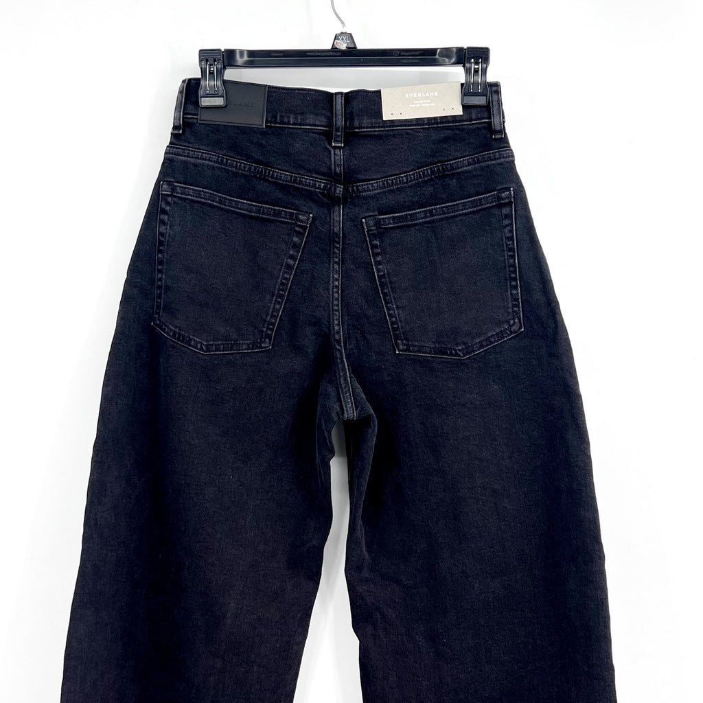 EVERLANE Women's The Way-High Curve Jeans 26R US 2 Washed Black NWT