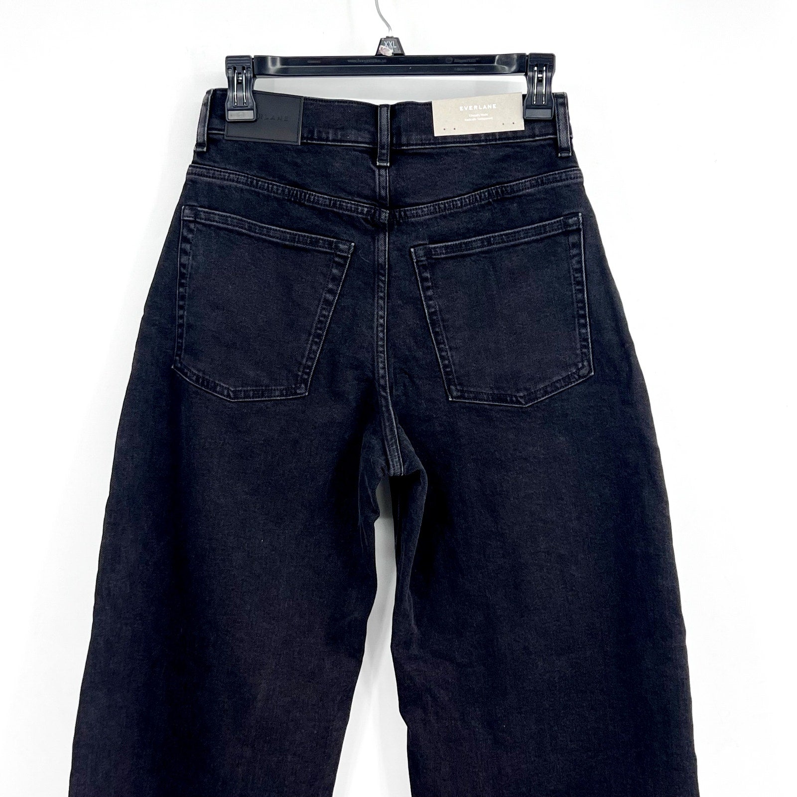 EVERLANE Women's The Way-High Curve Jeans 26R US 2 Washed Black NWT
