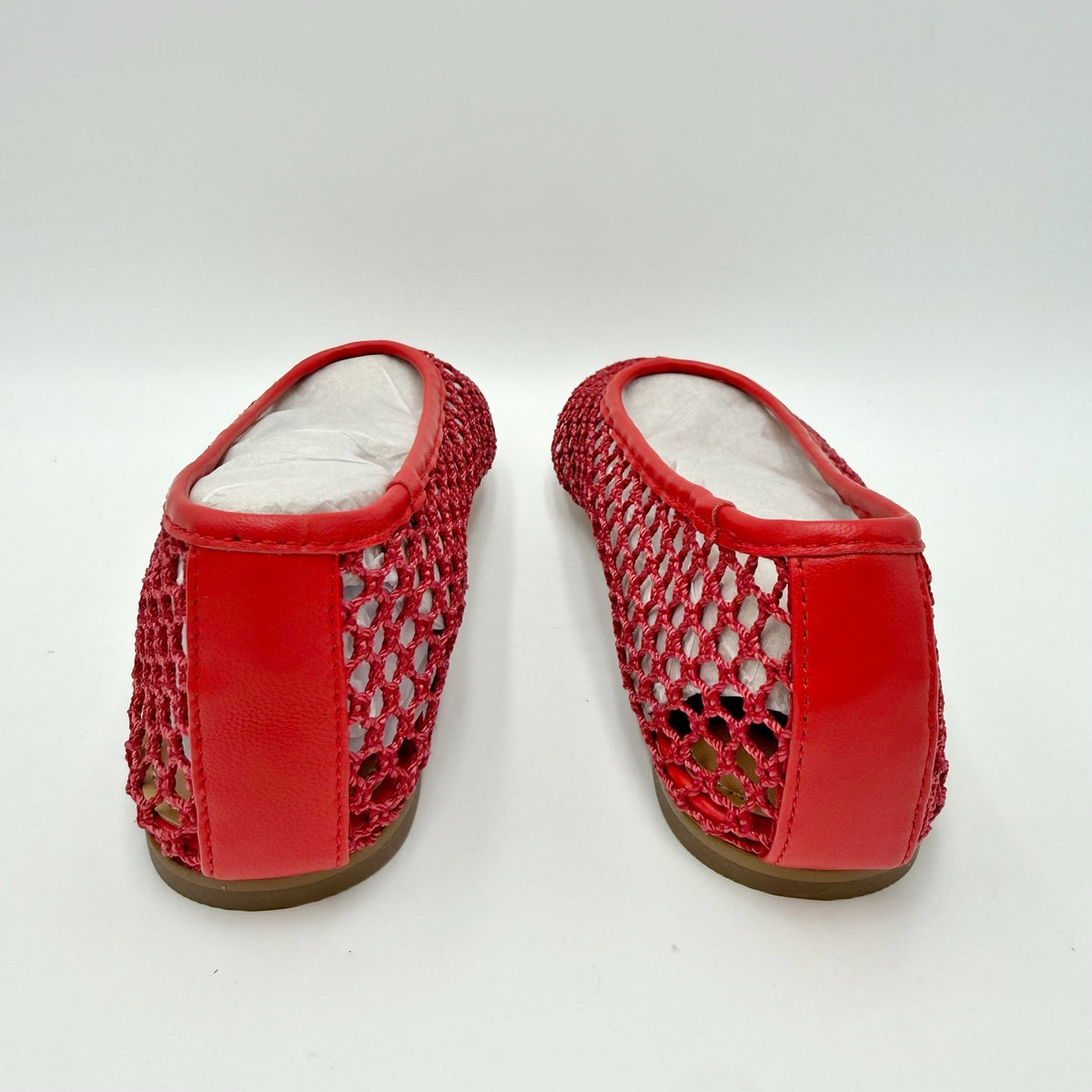Marc Fisher Ltd. Womens Jazlyn Flats Size 8.5 M Red Leather NWOB