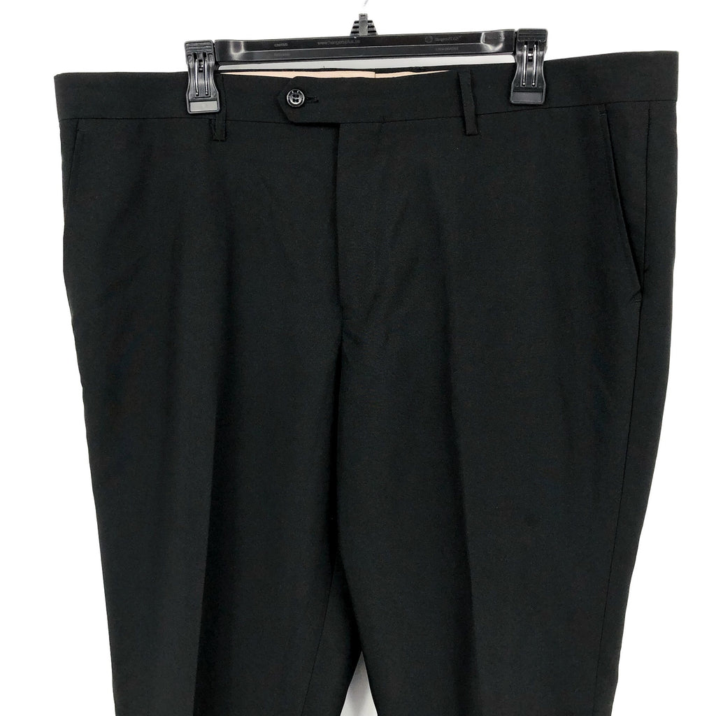 OPPOSUITS Men's Straight Leg Dress Pants 40X34 Black Flat Front NWOT