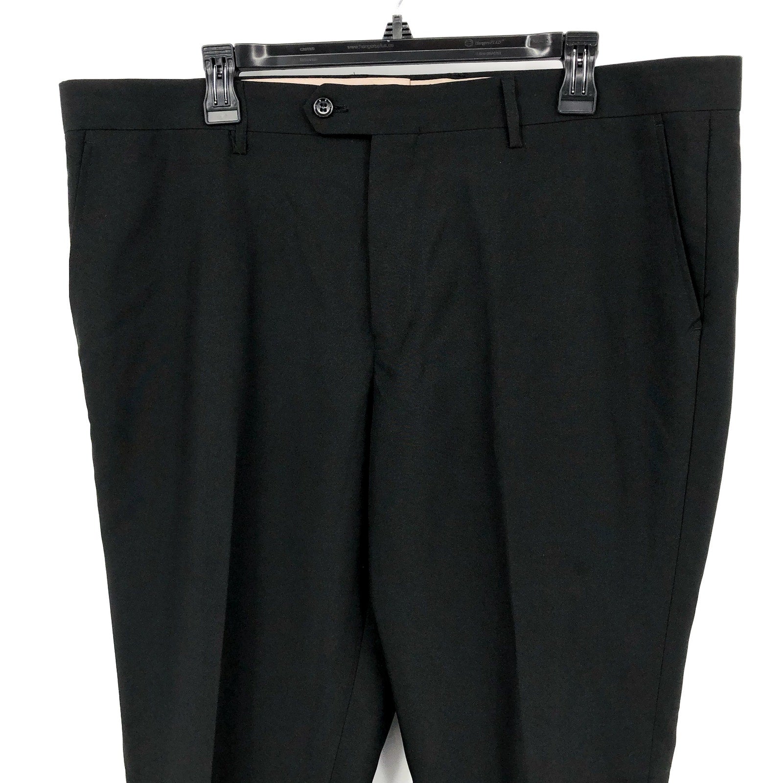 OPPOSUITS Men's Straight Leg Dress Pants 40X34 Black Flat Front NWOT
