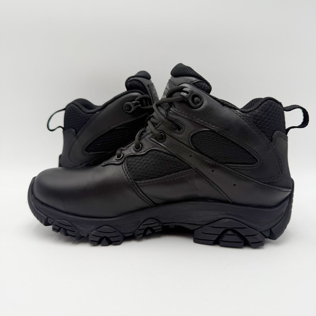 Merrell Work Womens Moab 3 Response Mid Boot Size 6 Black Leather Waterproof NIB