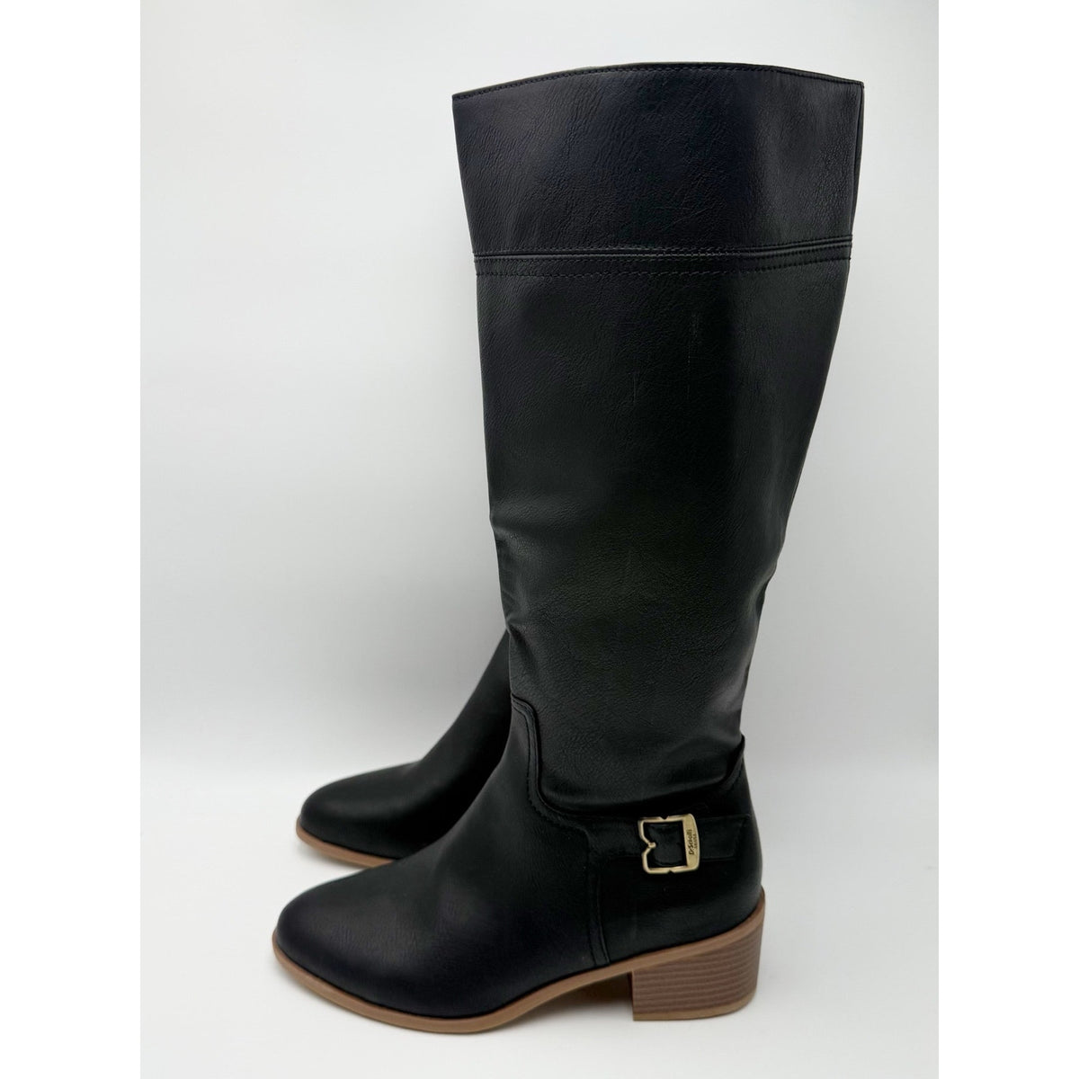 Dr. Scholls Womens Adeline Knee High Boots Size 7.5 M WIDE CALF Black NIB