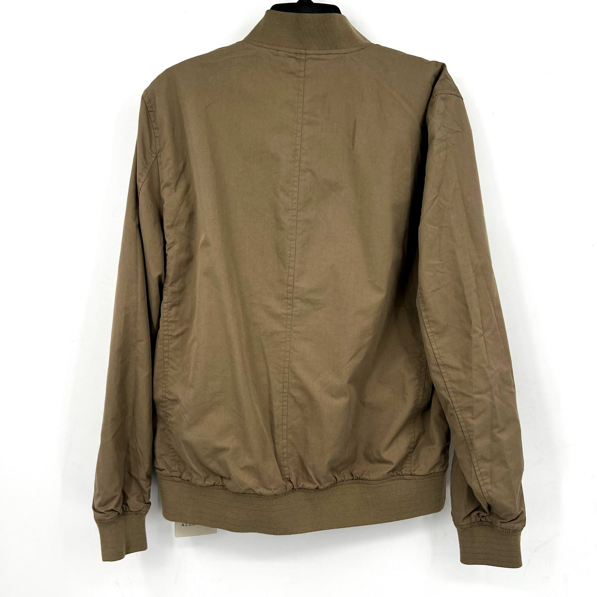 Allsaints Mens Reversible Bassett Bomber Jacket XS Black Ash Khaki NWT