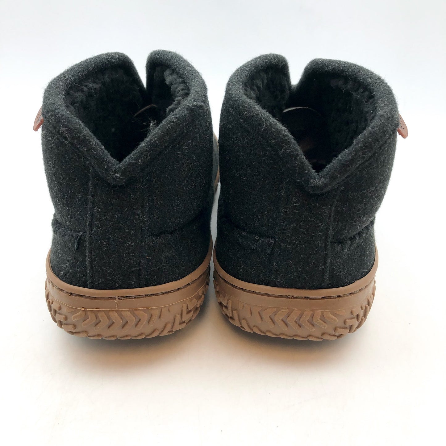 Dockers Mens Rugged Slip-On Slipper Boots US 10 Grey Wool Round Toe NIB