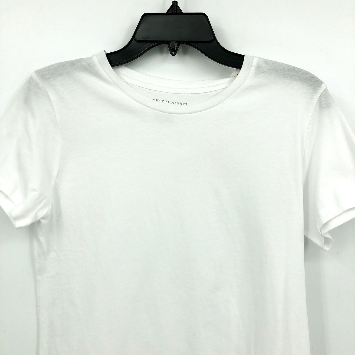 MAJESTIC FILATURES Women's Crewneck T Shirt Size 1 XS White Short Sleeve NWT
