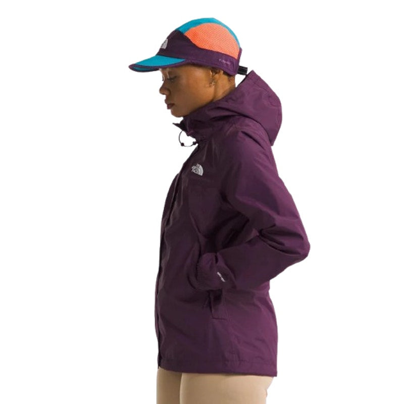 THE NORTH FACE Women's Antora Rain Hoodie Jacket XS Black Currant Purple NWT