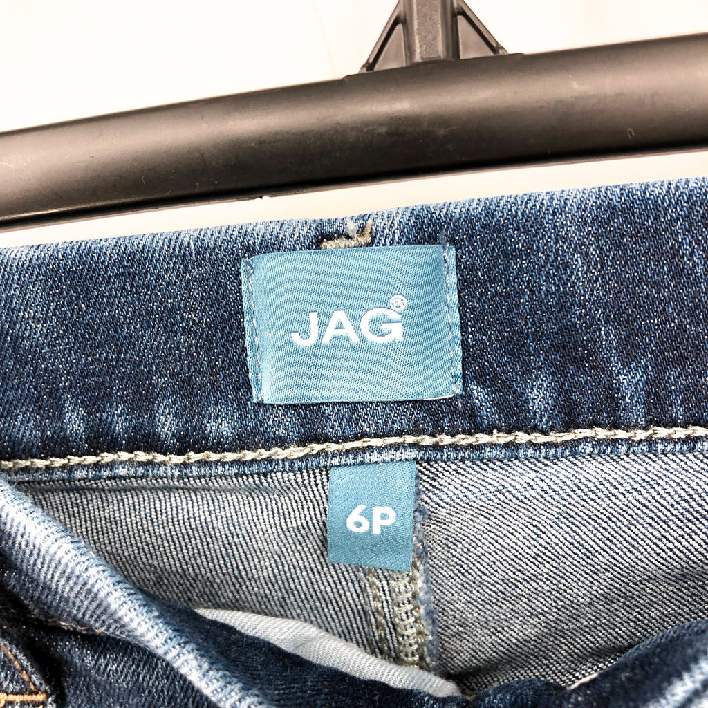 JAG Women's Maya Capri Jeans Size 6 Petite Night Blue Wash Stretch Mid Rise NWT