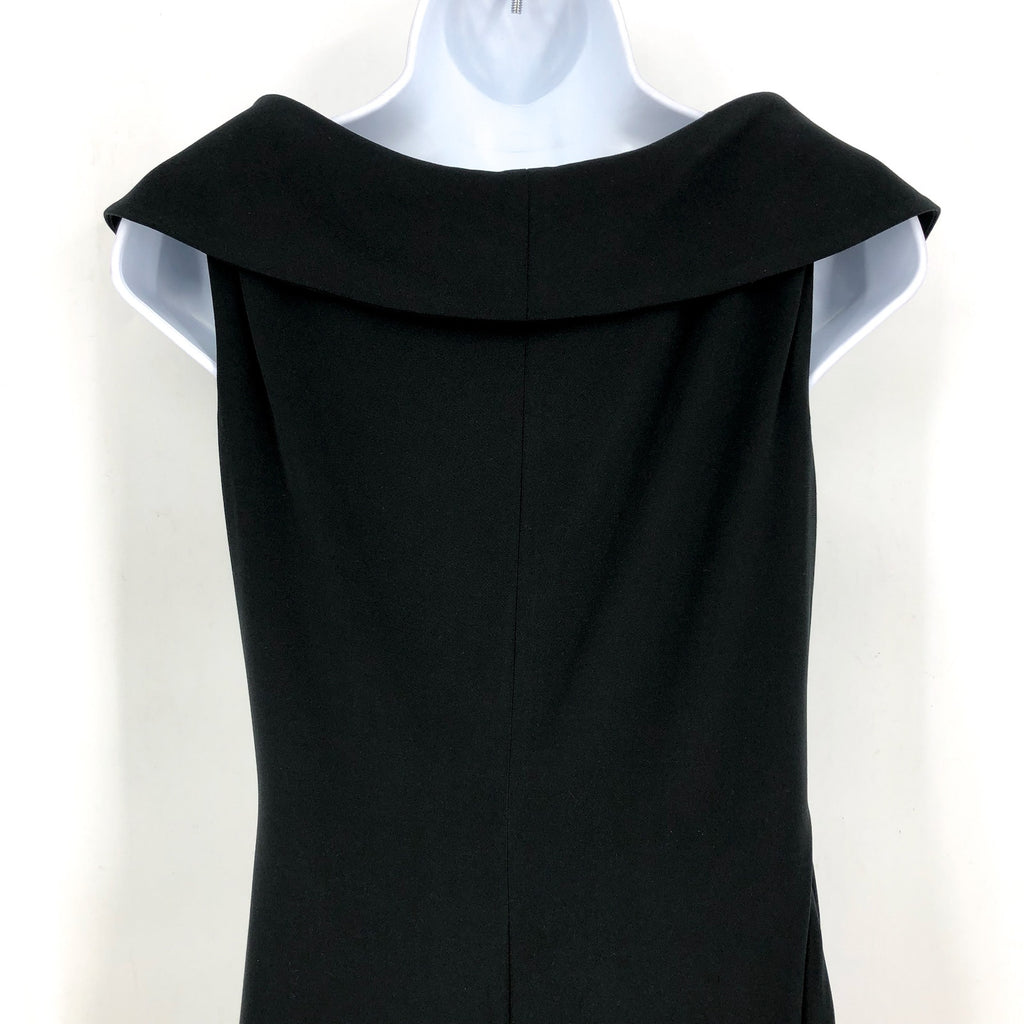 LAUREN RALPH LAUREN Off-the-Shoulder Gown Size 6 Black Jersey Dress Formal NWT