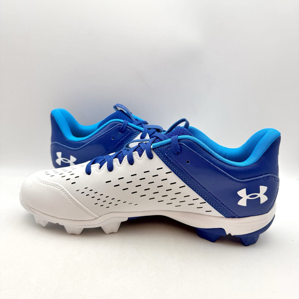 Under Armour Mens Leadoff Low Rm Baseball Cleats US 8.5 Blue White 3025589 NWOB