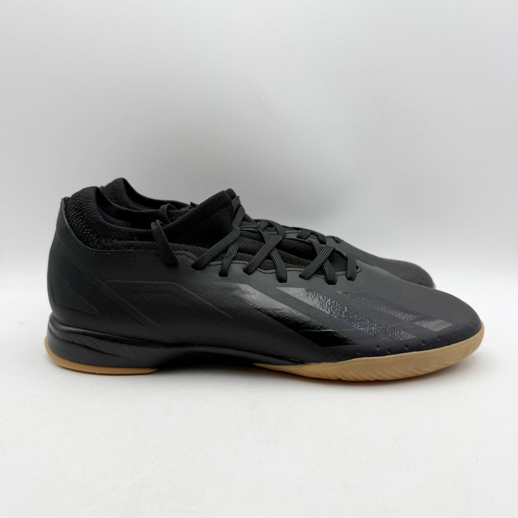 Adidas X CRAZYFAST.3 Indoor Soccer Shoes Mens 7.5 Womens 8.5 Black NWOB