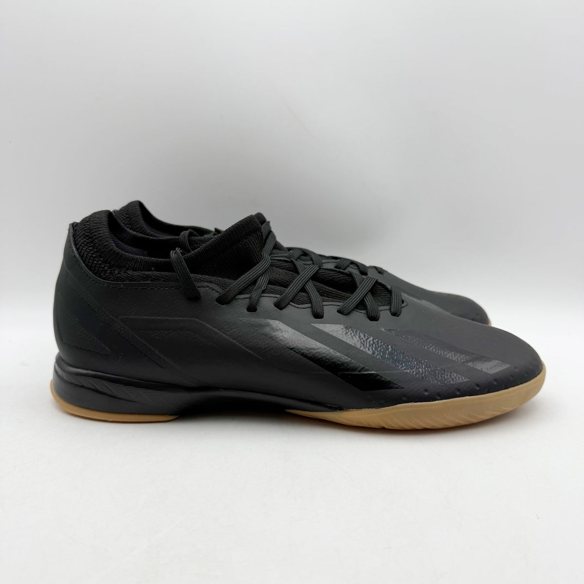 Adidas X CRAZYFAST.3 Indoor Soccer Shoes Mens 7.5 Womens 8.5 Black NWOB