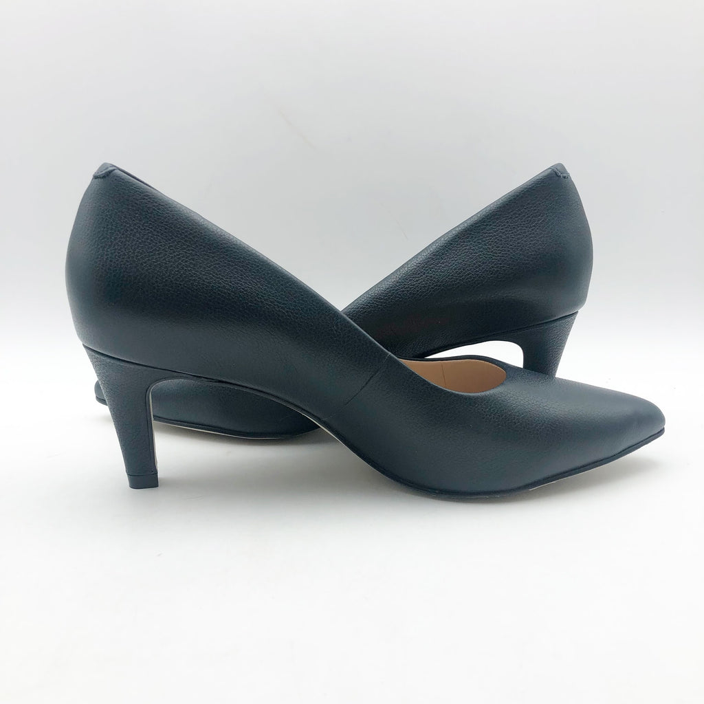 Marc Joseph Womens Trinity PL Pump US 7.5 EU 38.5 Navy Blue Leather NIB
