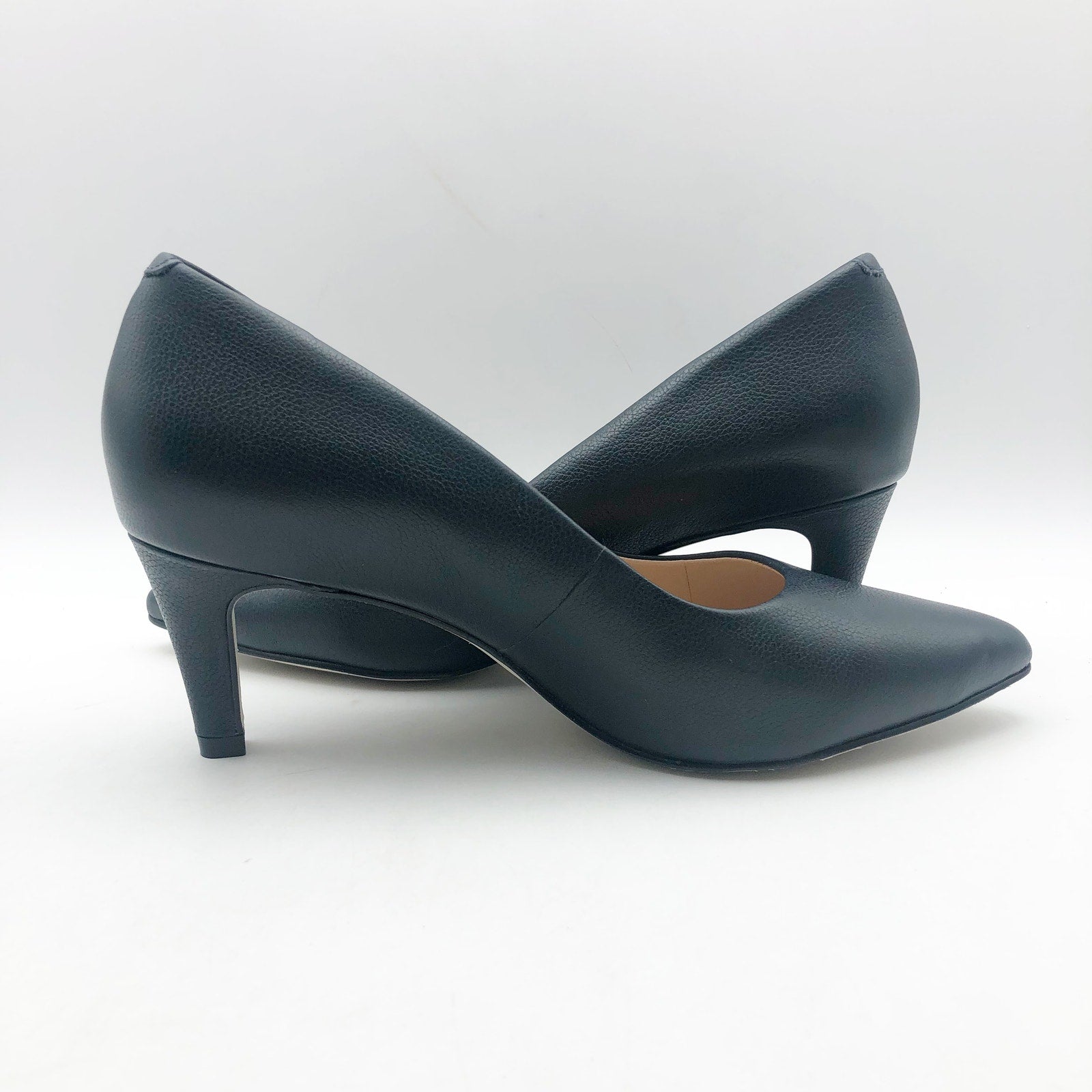 Marc Joseph Womens Trinity PL Pump US 7.5 EU 38.5 Navy Blue Leather NIB