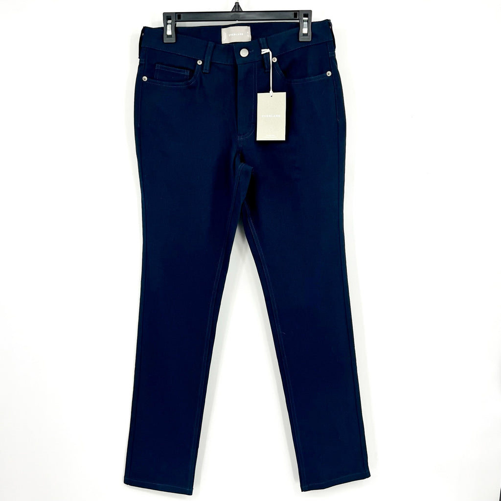 EVERLANE Mens The Performance 5-Pocket Pants 29x30 Navy Blue Stretch Chinos NWT