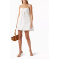 JONATHAN SIMKHAI Kendall Mini Dress Size 4 Cotton-Poplin White Sleeveless NWT