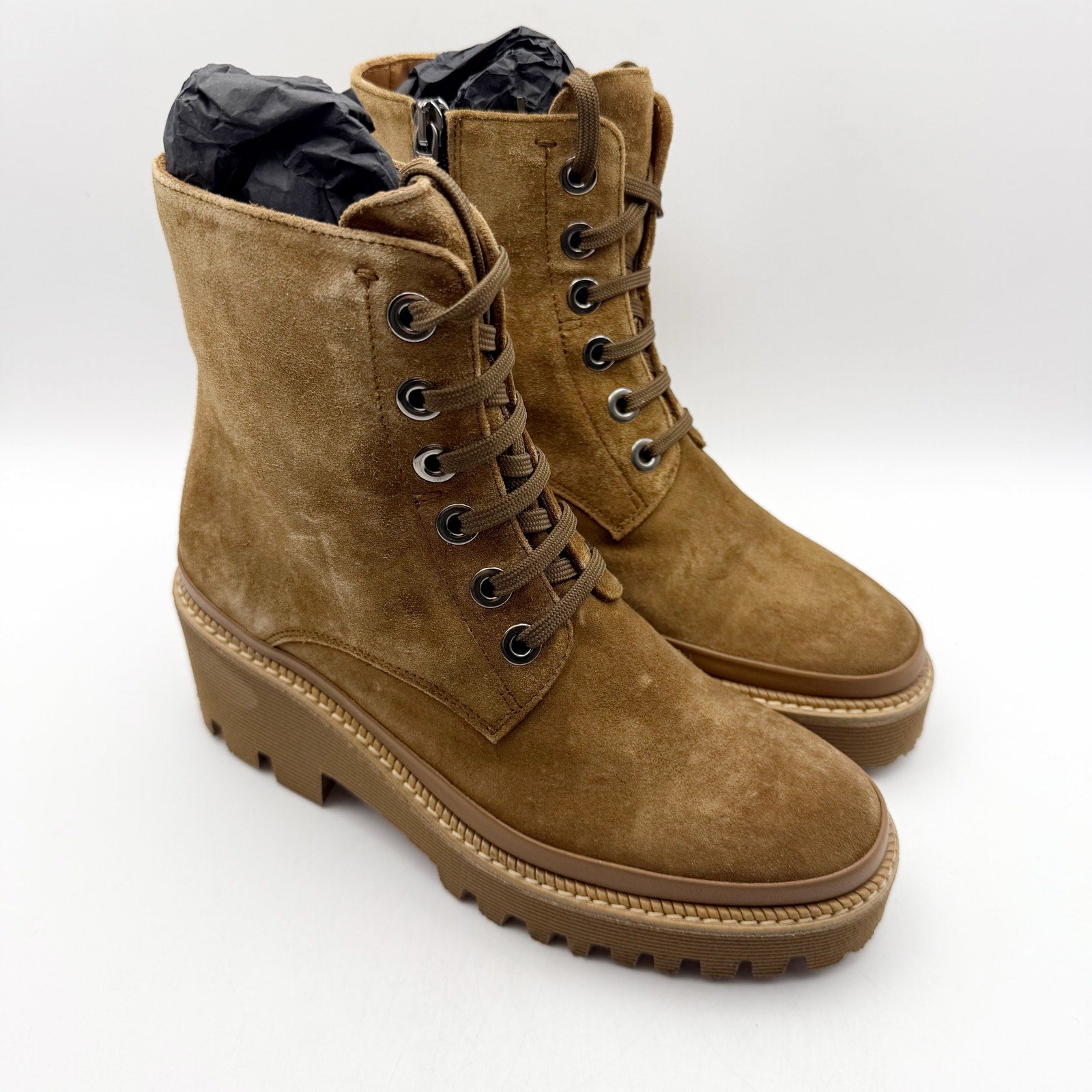 La Canadienne Womens Padma Boots EU 35 US 4-4.5 Brown Suede