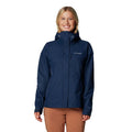 COLUMBIA Women's Hikebound II Rain Jacket XXL Navy Blue Waterproof NWT