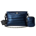 THINK ROYLN Downtown Crosswalk Crossbody Bag Blue Pearl Indigo One Size NWT