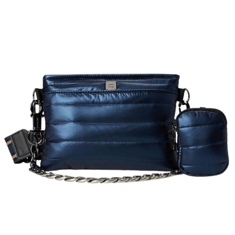 THINK ROYLN Downtown Crosswalk Crossbody Bag Blue Pearl Indigo One Size NWT