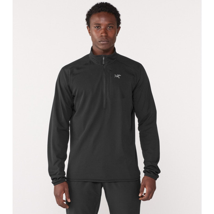 ARCTERYX Men's Delta Half-Zip Pullover Sweatshirt XS Black Jacket NWT