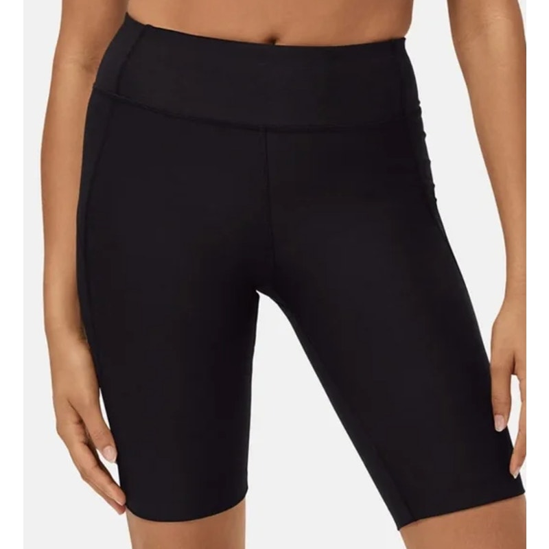 OUTDOOR VOICES Womens Warmup 10" Shorts Small Black Stretch Mid Rise Biker NWT