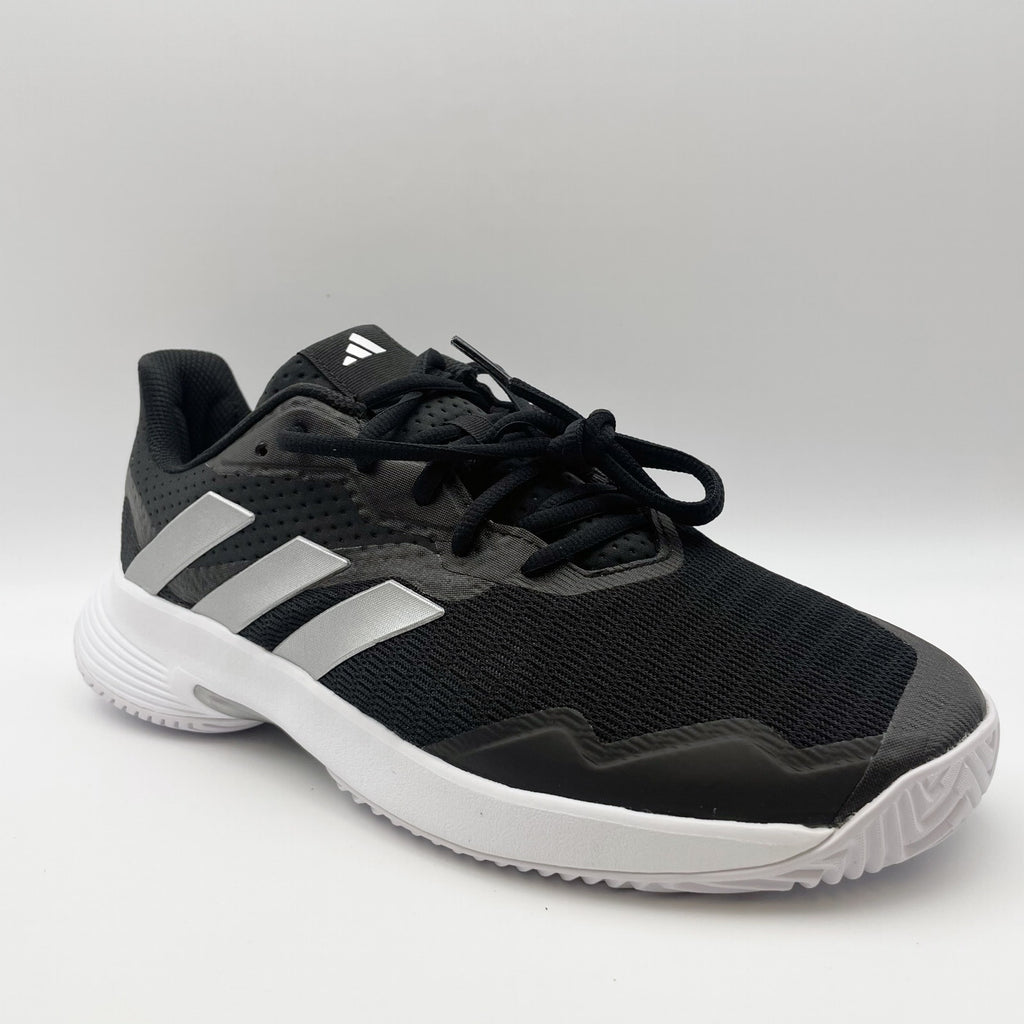 Adidas Women's CourtJam Control Athletic Shoes Size 9.5 Black White Tennis NIB