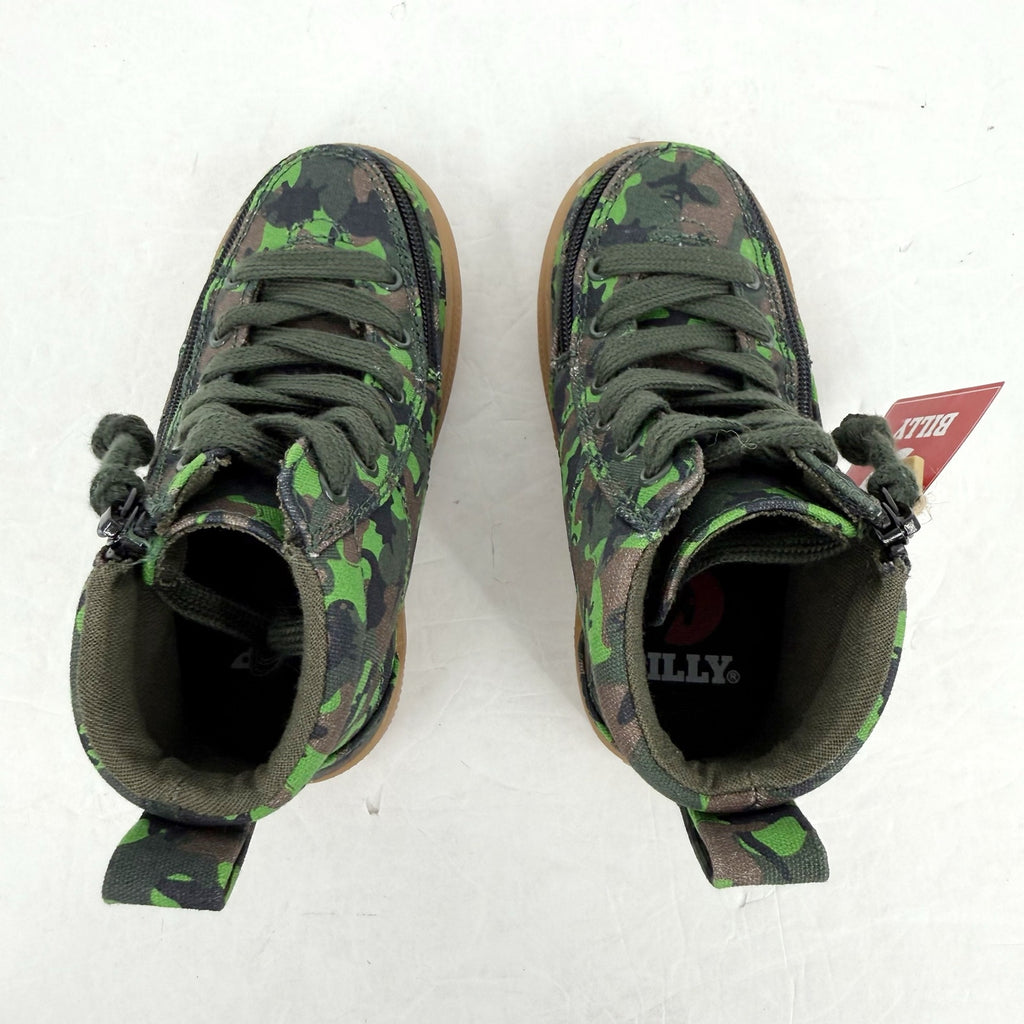BILLY Footwear Toddler Kids High Top Sneakers US 8 M EU 24 Dark Green NIB