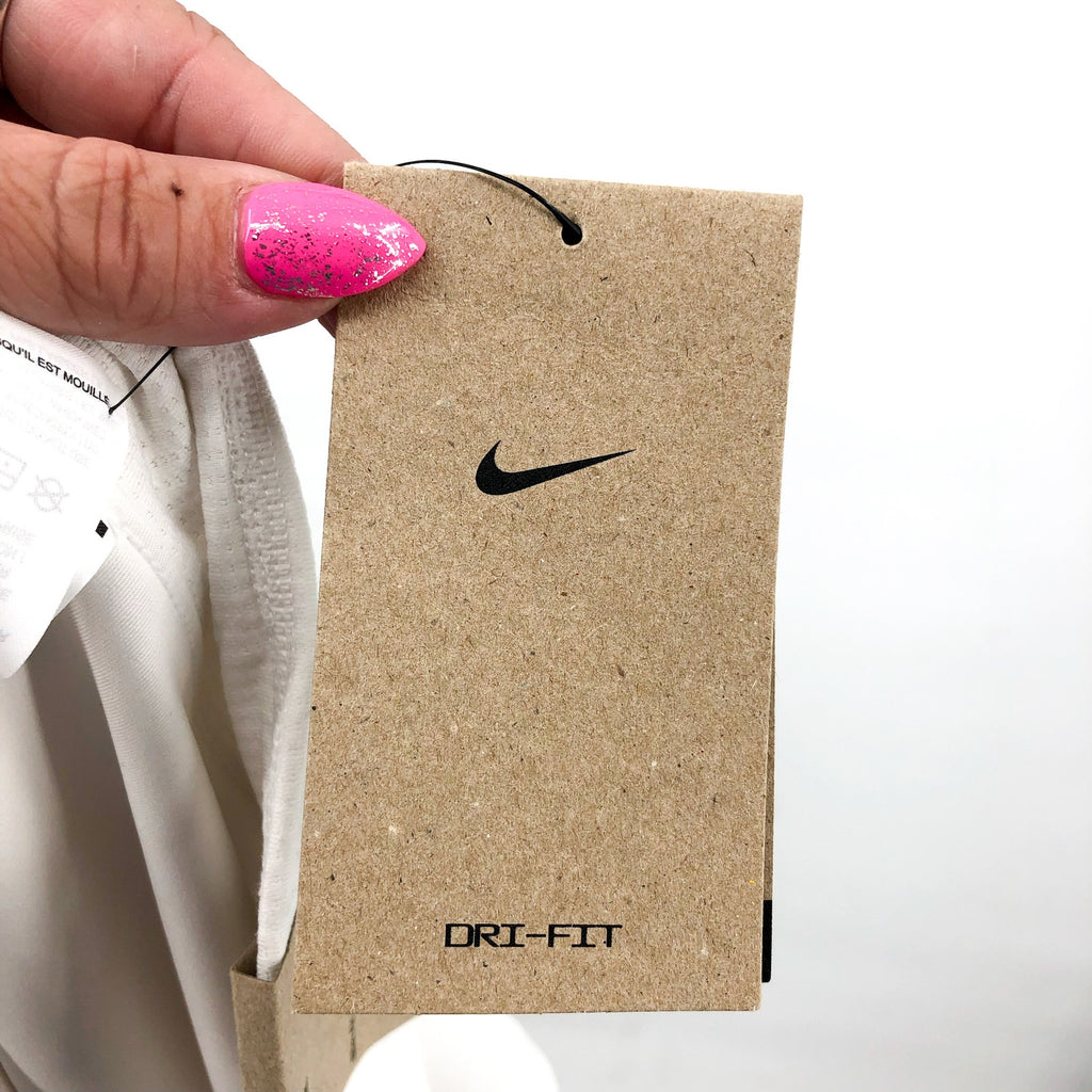 NIKE Women's Court Dri-FIT Victory Tennis Skort XL White Slim Fit NWT