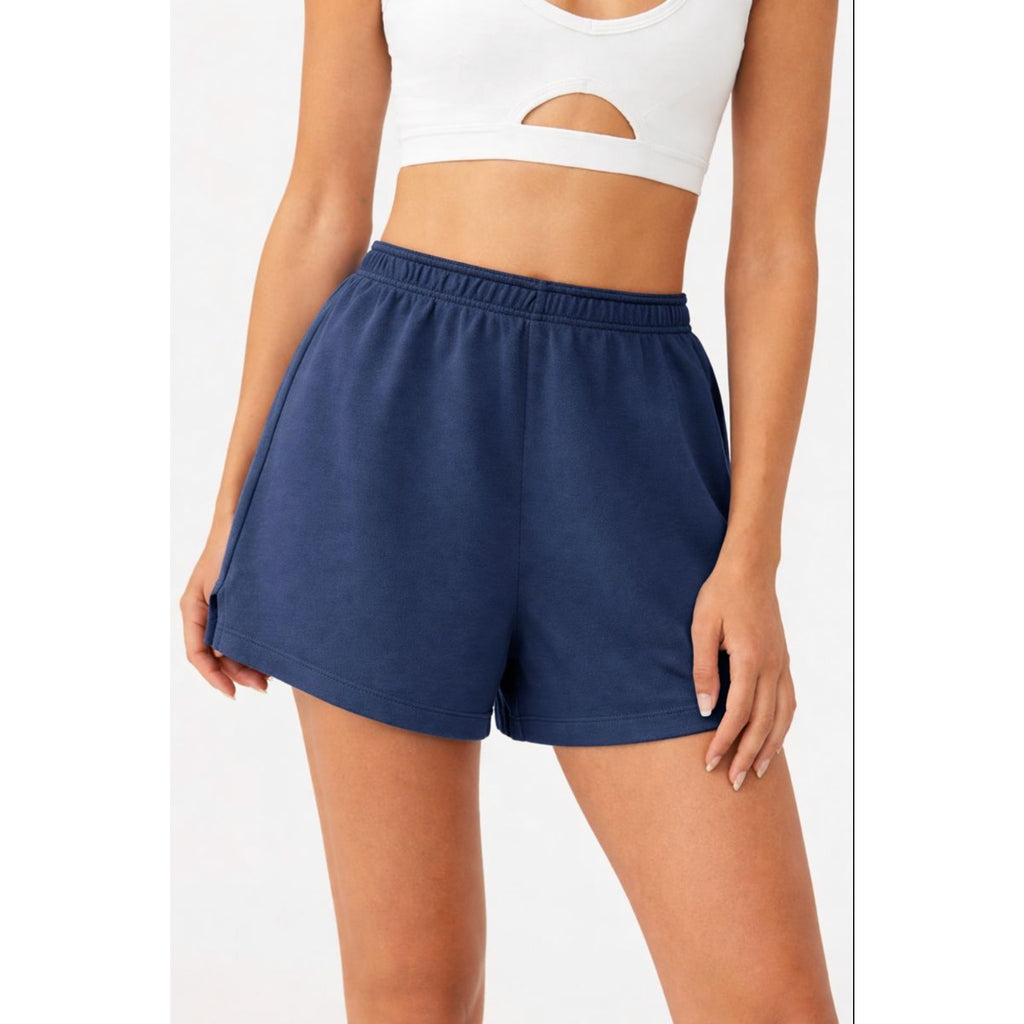 Outdoor Voices Womens Rugby Shorts Small Dark Blue 3" Inseam Athletic NWT